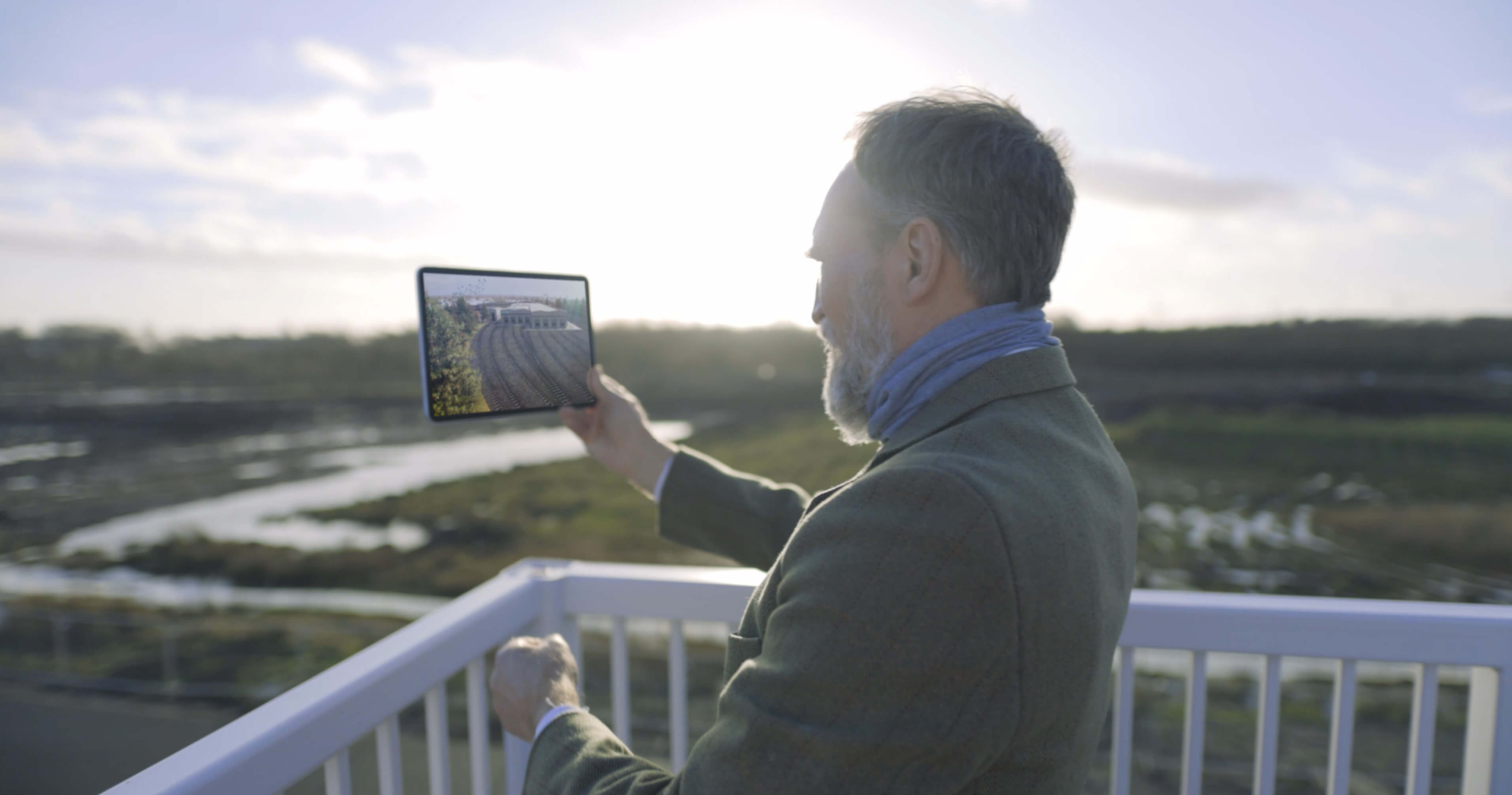 3D visualisation on a tablet